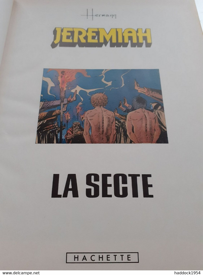 La Secte JEREMIAH HERMANN Hachette 1982 - Jeremiah