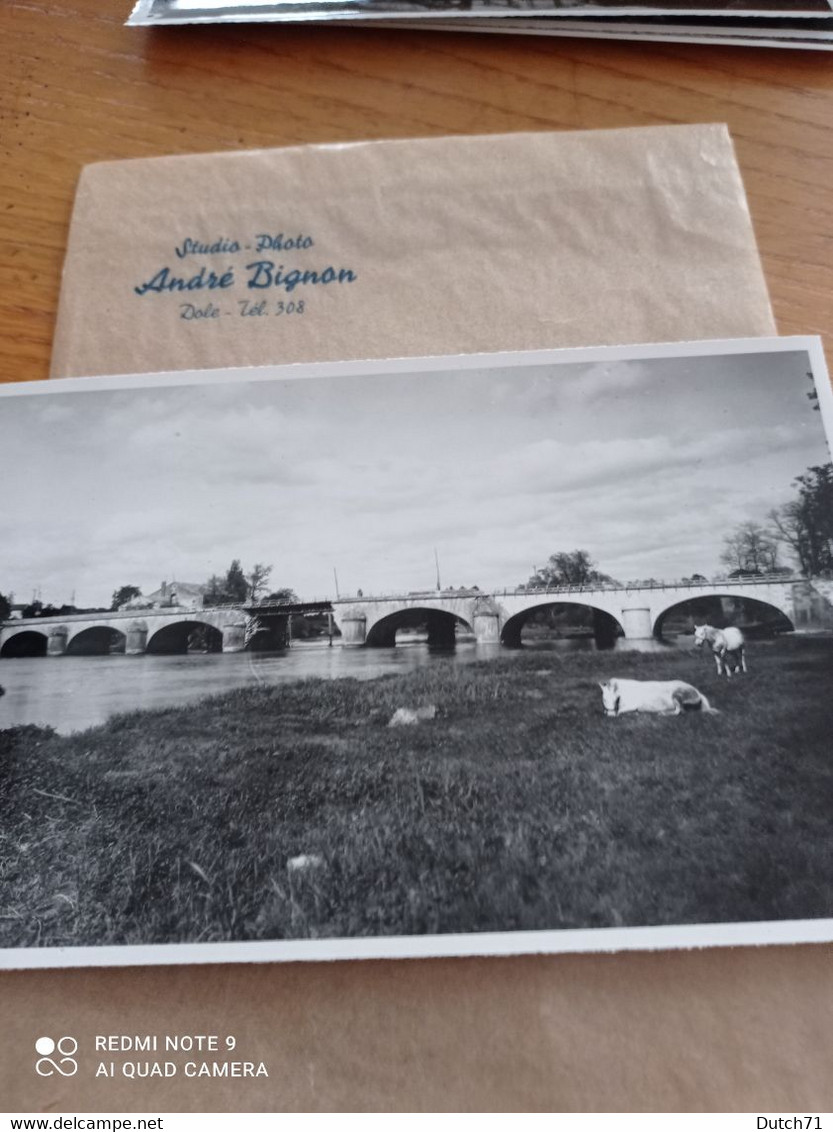 26 PHOTOS PONT DETRUIT  EN RECONSTRUCTION SITUÉ DOLE 39 JURA Et Aux Alentour  DATÉ 1943 - Lugares