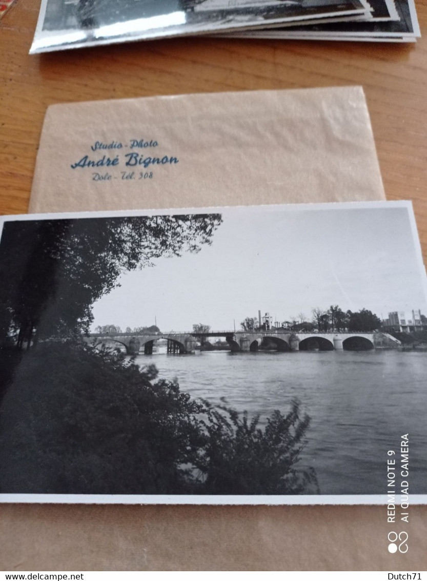 26 PHOTOS PONT DETRUIT  EN RECONSTRUCTION SITUÉ DOLE 39 JURA et aux alentour  DATÉ 1943