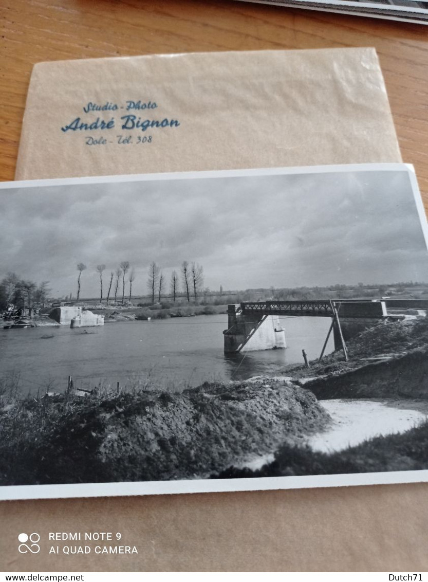 26 PHOTOS PONT DETRUIT  EN RECONSTRUCTION SITUÉ DOLE 39 JURA et aux alentour  DATÉ 1943