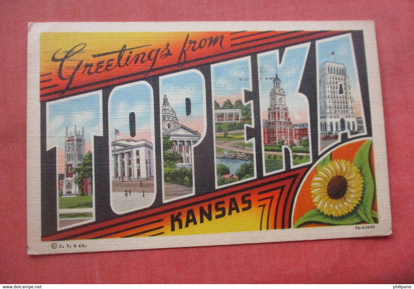 Greetings   Topeka Kansas > Topeka     Ref  5288 - Topeka