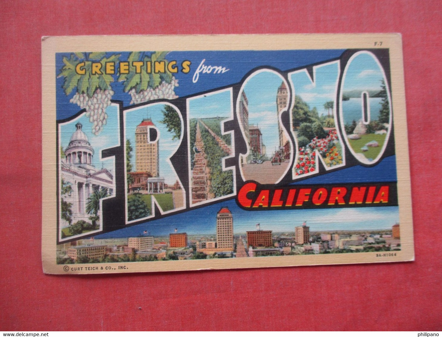 Greetings   Fresno  California > Fresno   Ref  5288 - Fresno