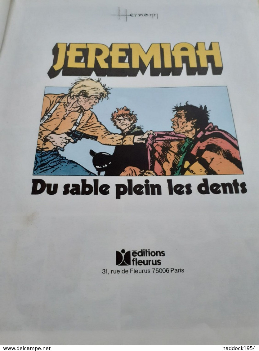 Du Sable Plein Les Dents  JEREMIAH HERMANN éditions Fleurus 1979 - Jeremiah