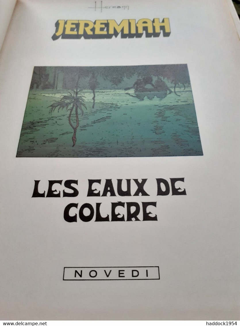 Les Eaux De Colère JEREMIAH HERMANN Novedi 1983 - Jeremiah