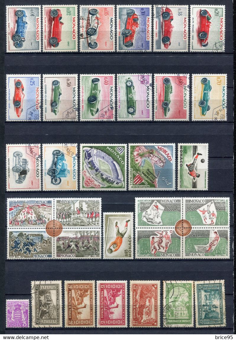 ⭐ Monaco - Lot De Timbres ⭐ - Collections, Lots & Séries