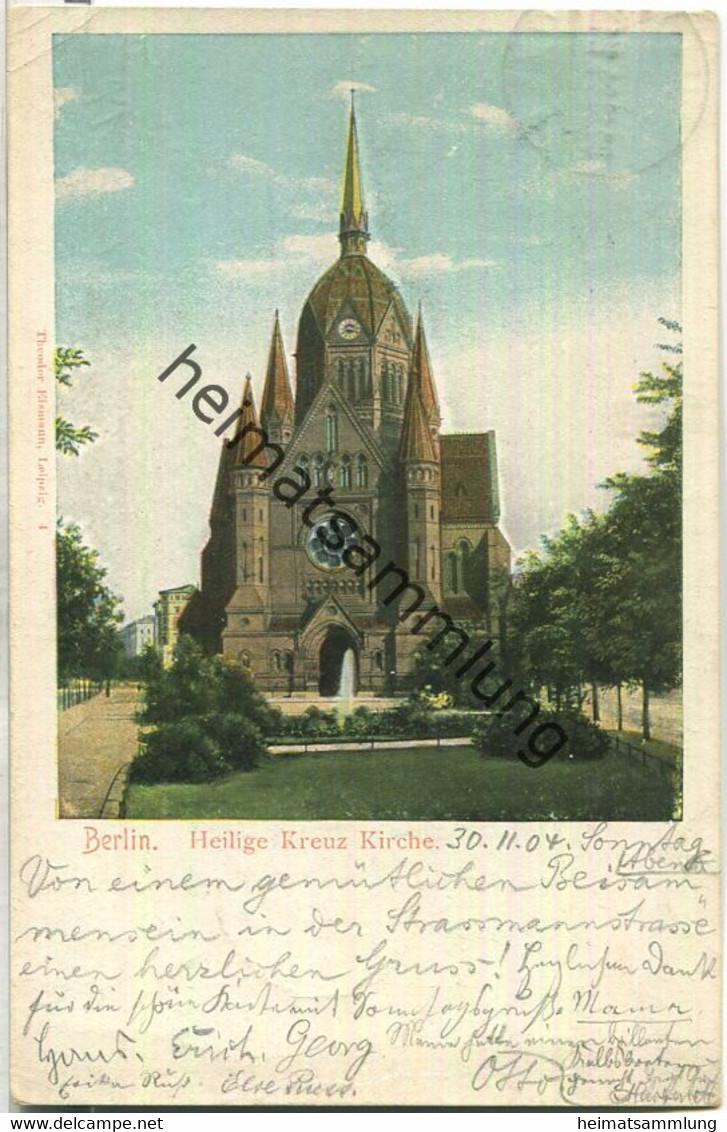 Berlin-Kreuzberg - Heilige Kreuz Kirche - Verlag Theodor Eismann Leipzig - Kreuzberg