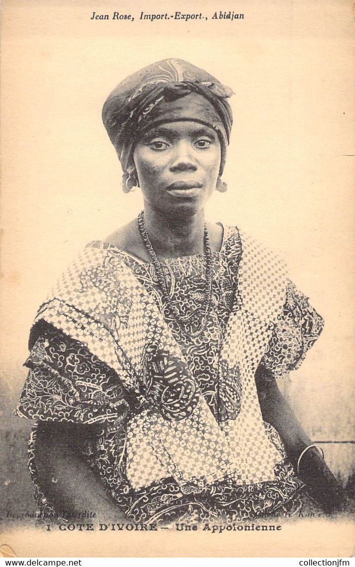 CPA COTE D IVOIRE "Femme Appolonienne" - Côte-d'Ivoire