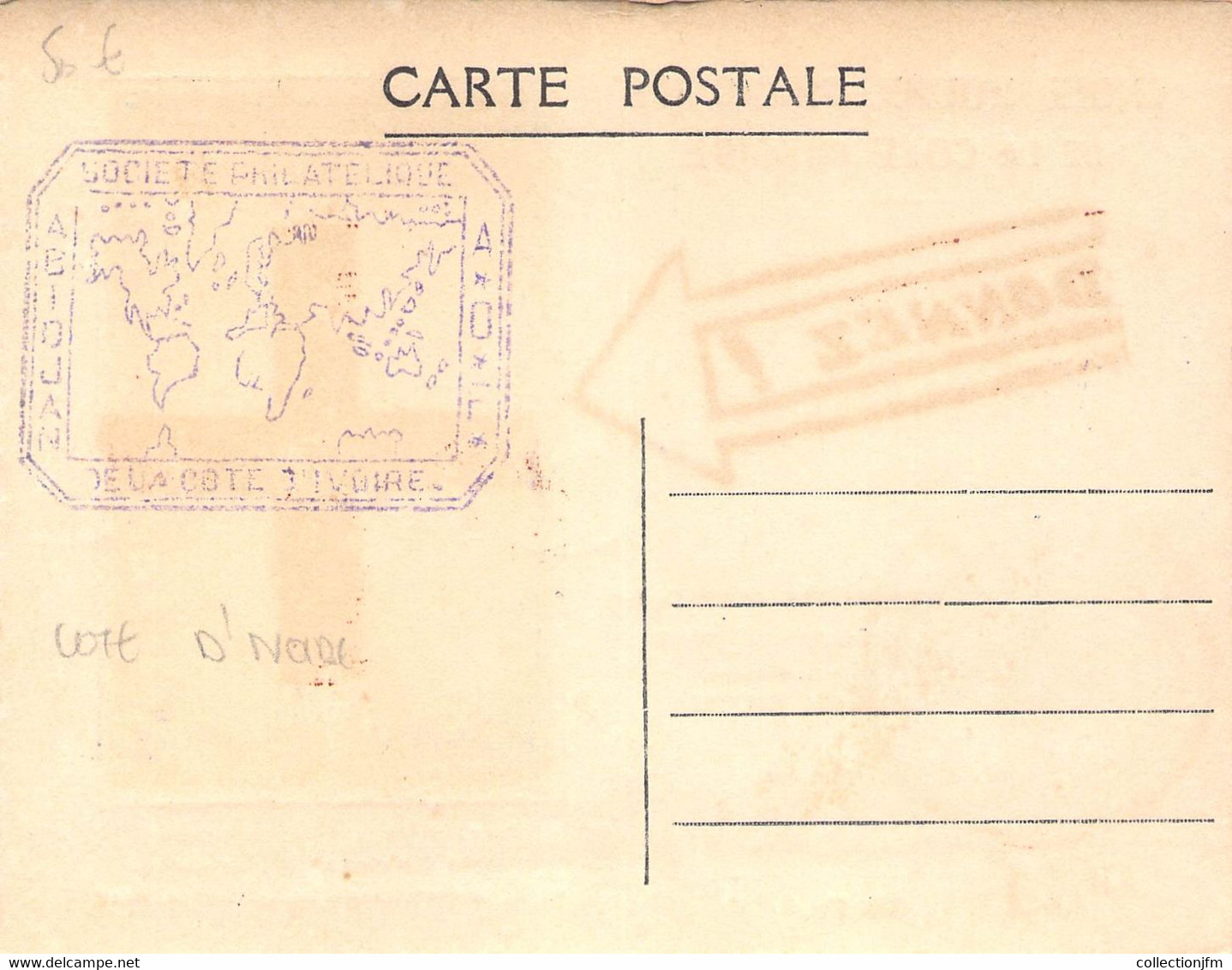 CPSM COTE D IVOIRE / CROIX ROUGE FRANCAISE - Côte-d'Ivoire