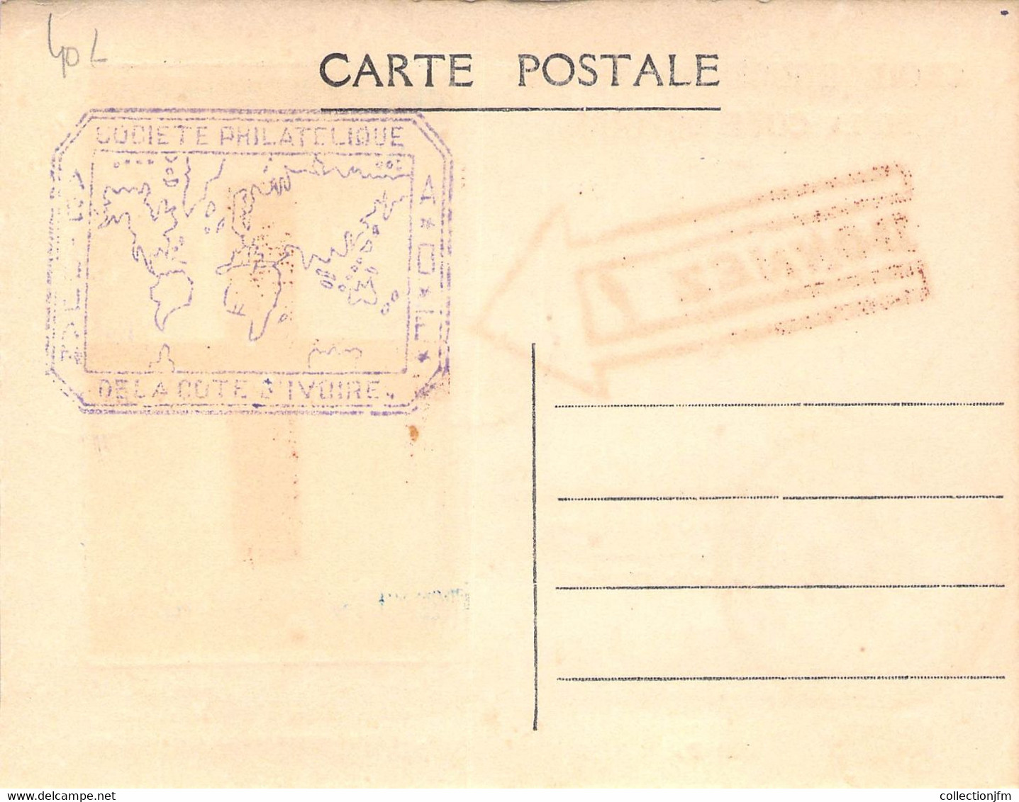 CPSM COTE D IVOIRE / CROIX ROUGE FRANCAISE - Côte-d'Ivoire