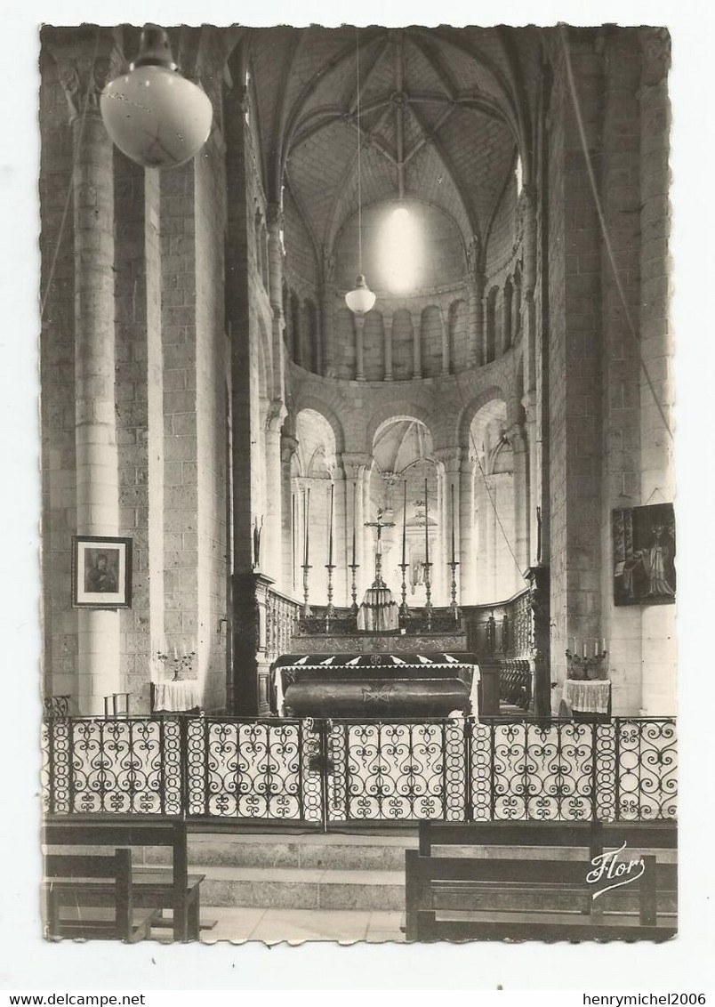 79 Saint Jouin De Marnes L'église Abbatiale Le Choeur Ed Art Flor Marceau Carrière Niort - Other & Unclassified