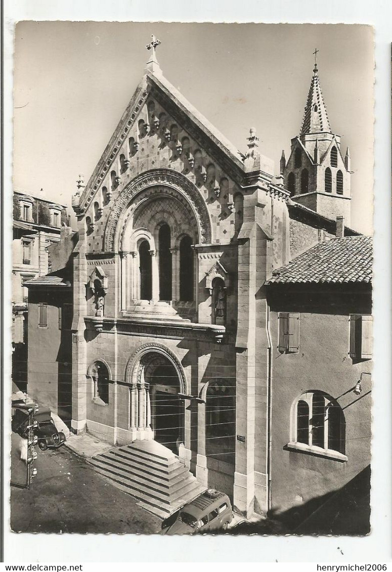 07 Ardèche Aubenas L'église Saint Laurent La Façade - Aubenas