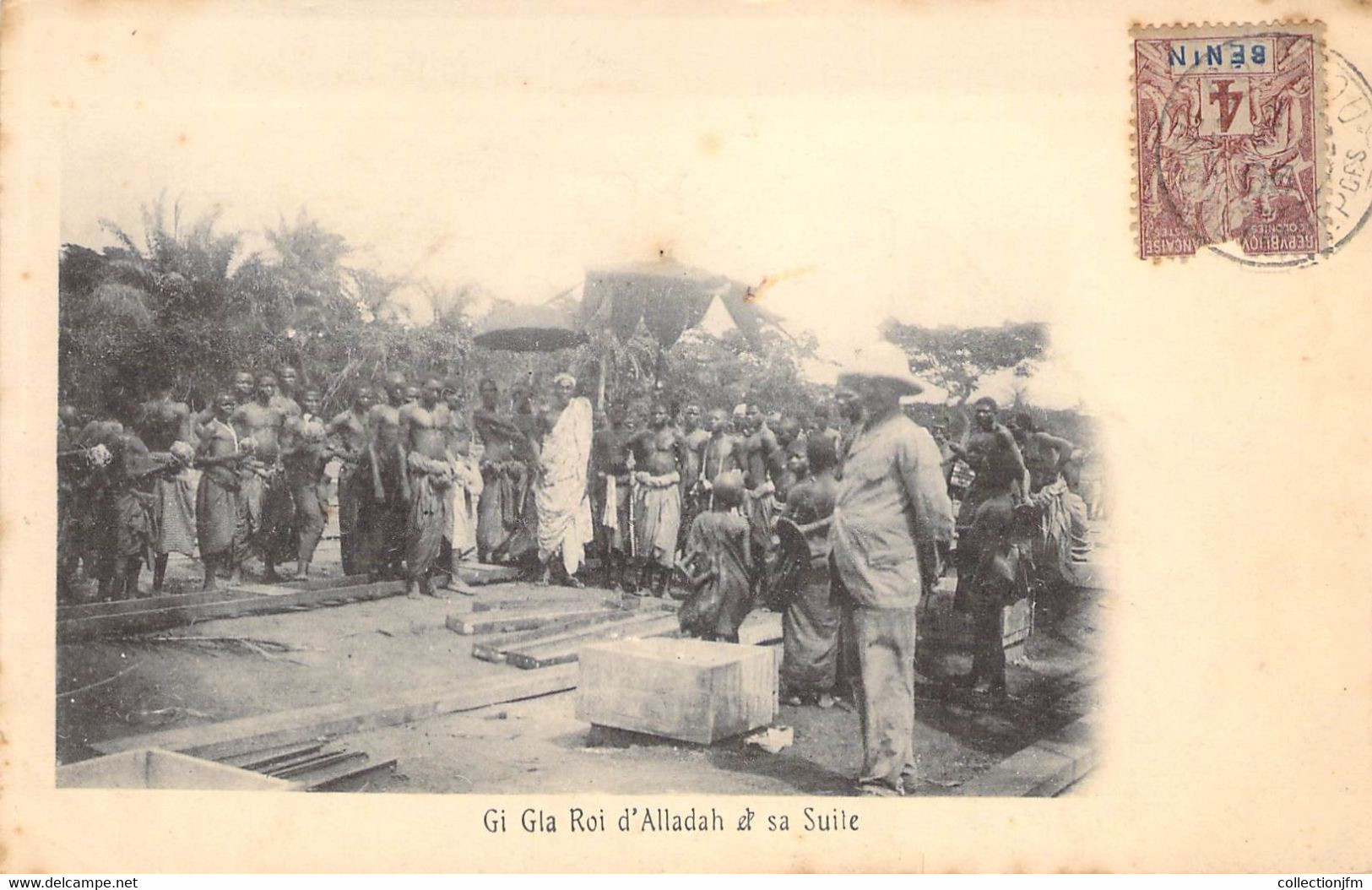 CPA DAHOMEY "Roi D'Alladah Et Sa Suite" - Dahomey