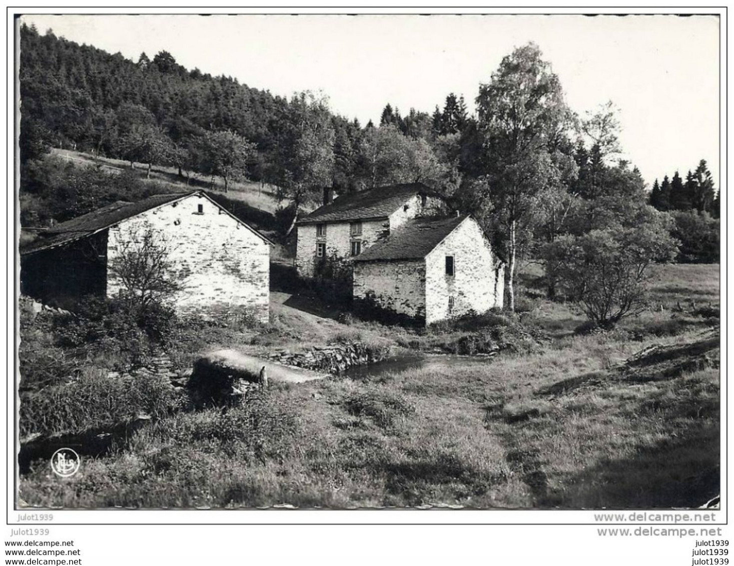 BERTOGNE ..-- MOULIN De RAHIMONT . Vers WASMUEL ( Mr Mme CHEVALIER ) . Voir Verso . - Bertogne