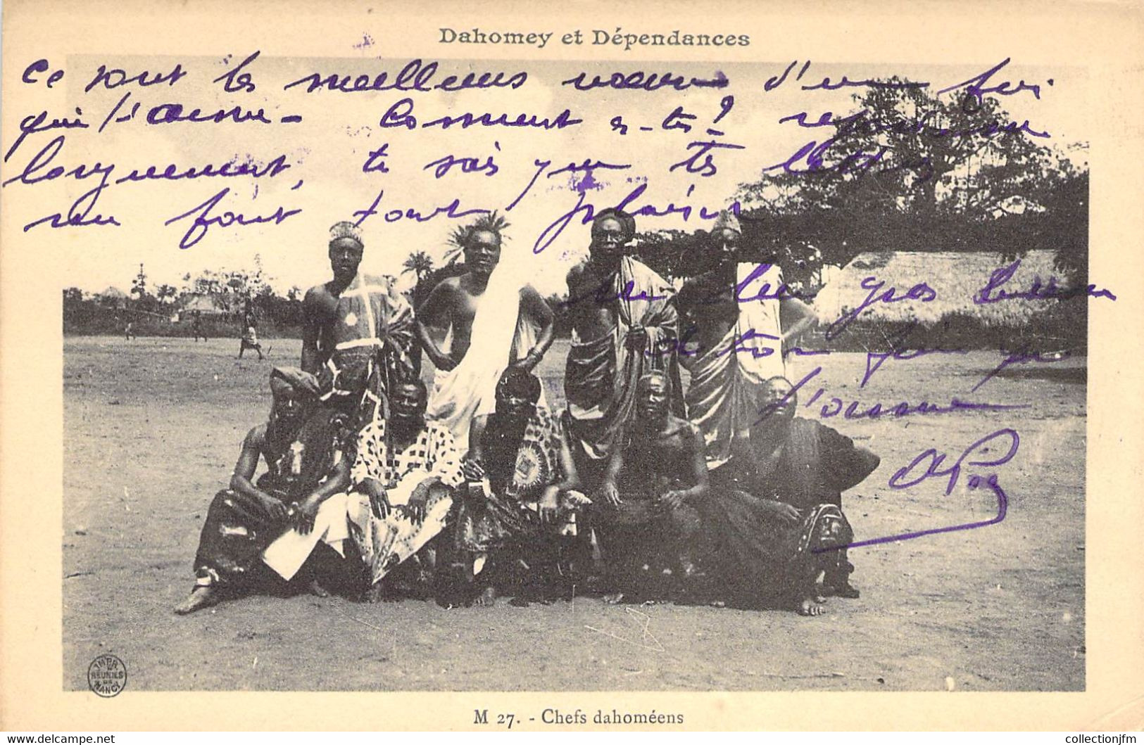 CPA DAHOMEY "Chefs Dahoméens" - Dahomey