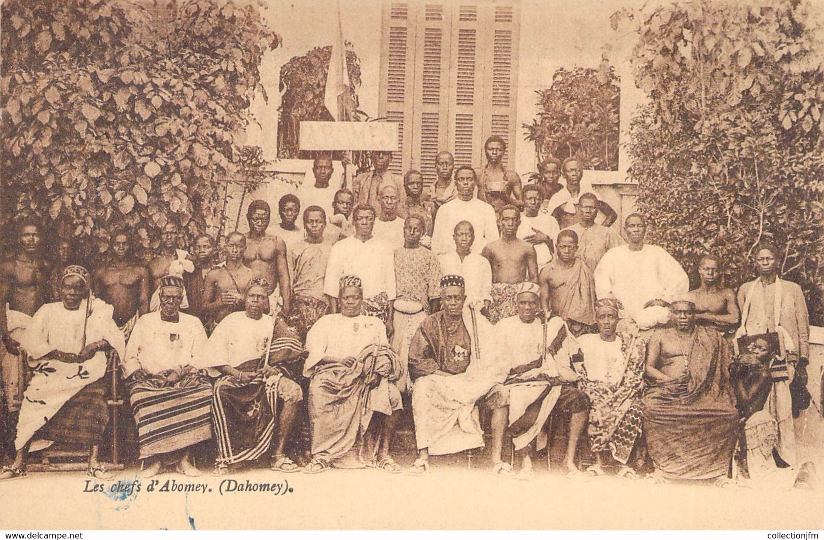 CPA DAHOMEY "Les Chefs D'Abomey" - Dahomey