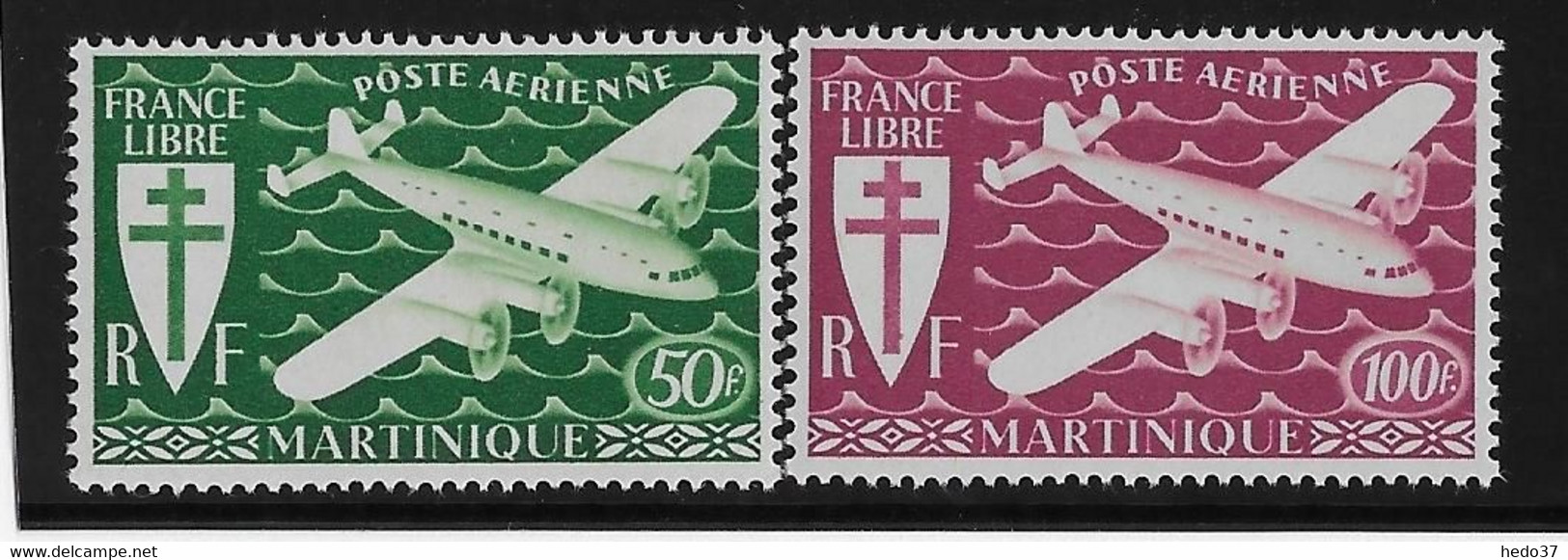 Martinique Poste Aérienne N°4/5 - Neufs ** Sans Charnière - TB - Aéreo
