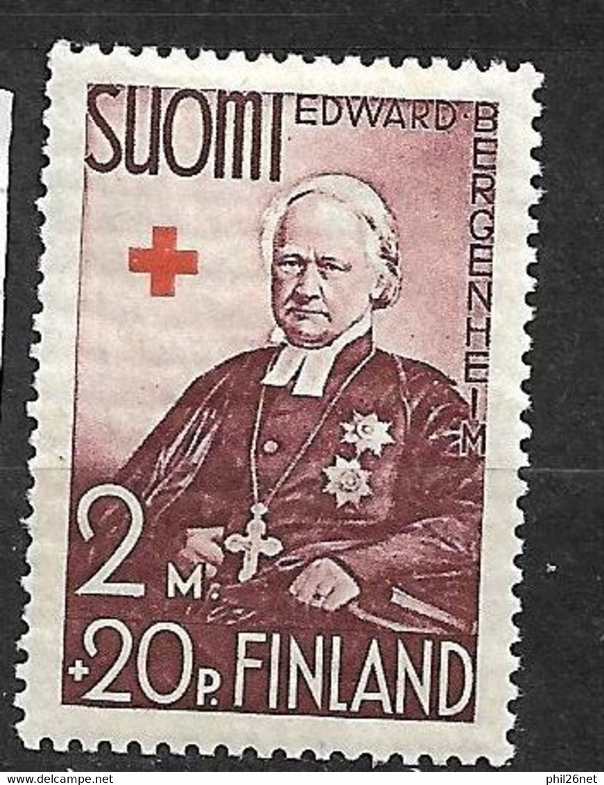 Finlande   N°  198   Croix Rouge  Neuf  *    B/TB   Voir  Scans    - Unused Stamps