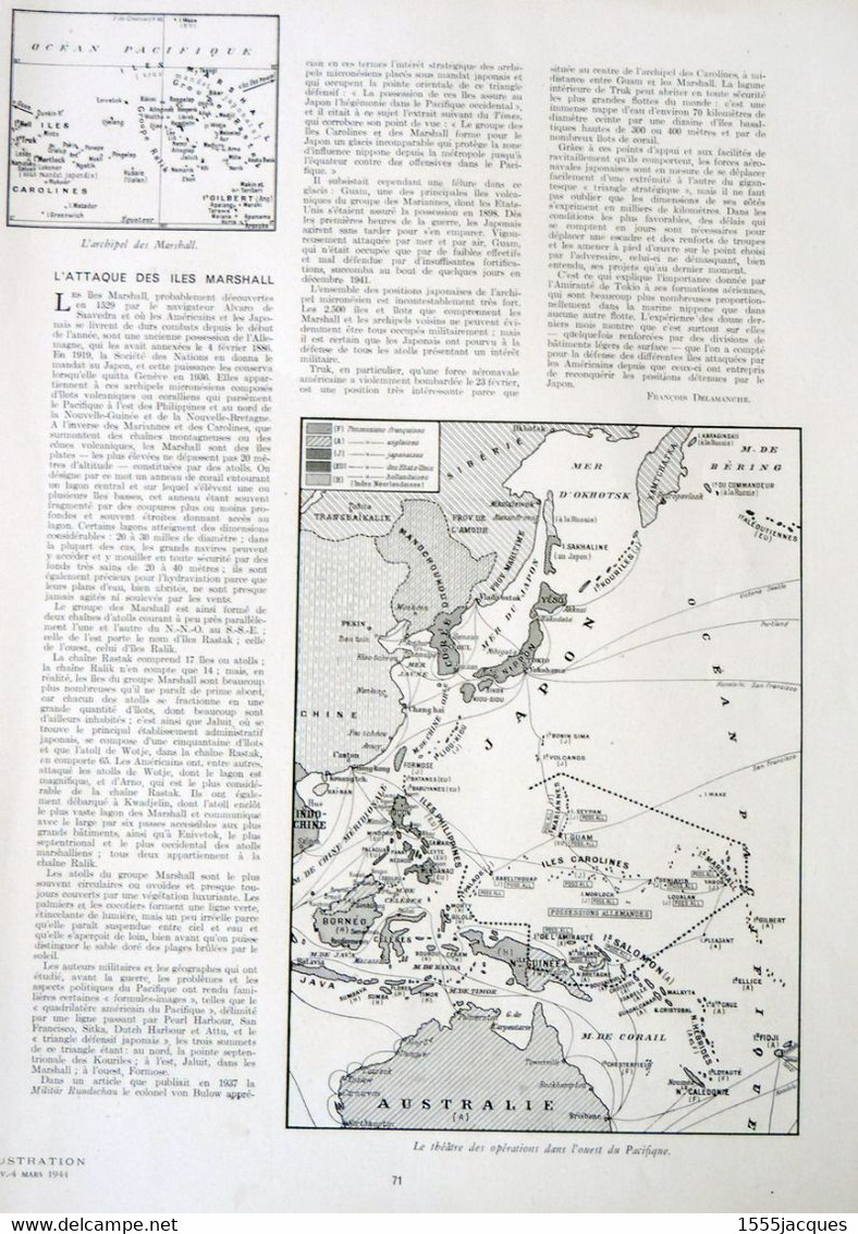 L'ILLUSTRATION N° 5268-5269 28-02 ET 4-03-1944 MARSEILLE TOUR DE NESLES  JEAN ANOUILH STÉRÉOPHONIE TAXI PARIS HENRI IV - L'Illustration