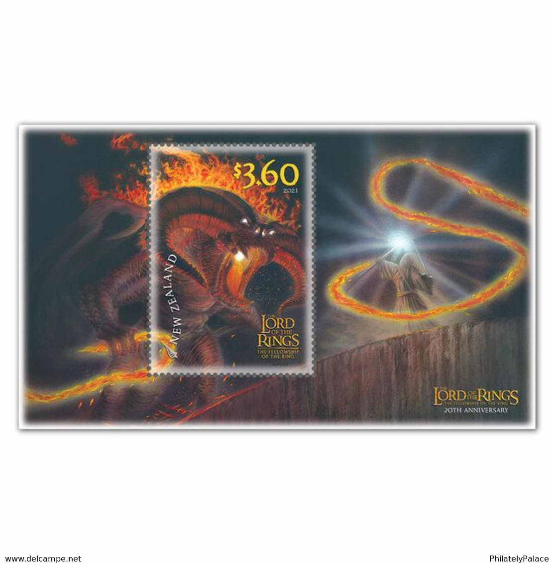 2021 NEW *** New Zealand The Lord Of The Rings: The Fellowship Of The Ring 20th Anniversary LOTR Set Of Mint 6v MNH (**) - Neufs