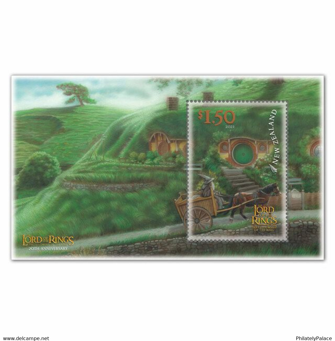 2021 NEW *** New Zealand The Lord of the Rings: The Fellowship of the Ring 20th Anniversary LOTR Set of Mint 6v MNH (**)