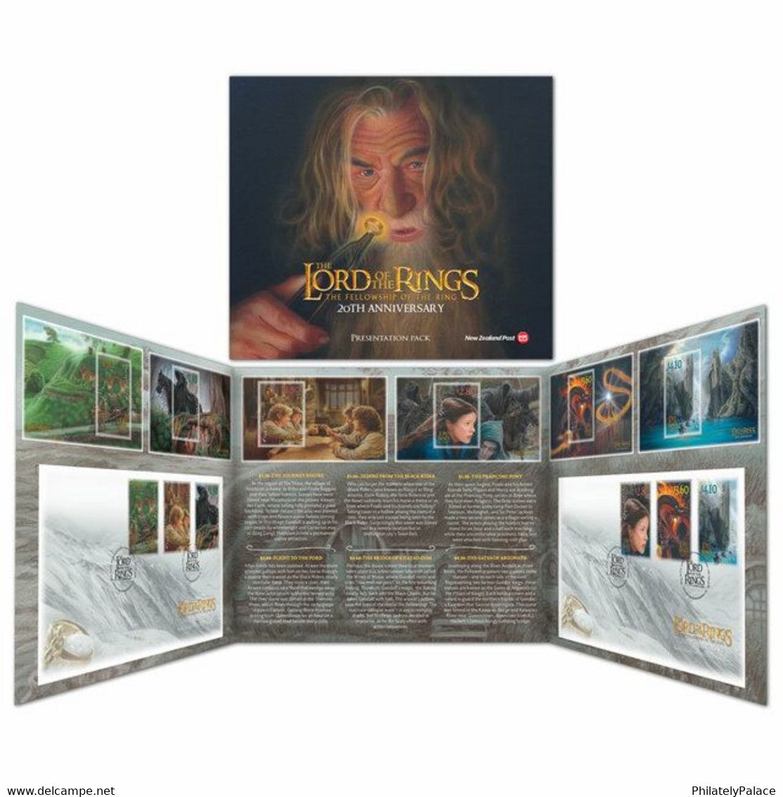 2021 NEW *** New Zealand The Lord Of The Rings:Presentation Pack 20th Anniversary LOTR MNH (**) - Ongebruikt