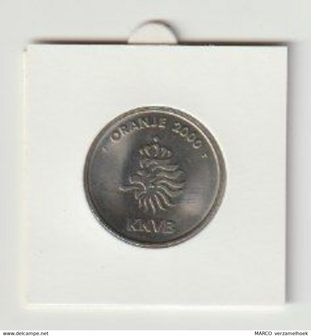 Dennis Bergkamp Oranje EK2000 KNVB Nederlands Elftal - Souvenir-Medaille (elongated Coins)