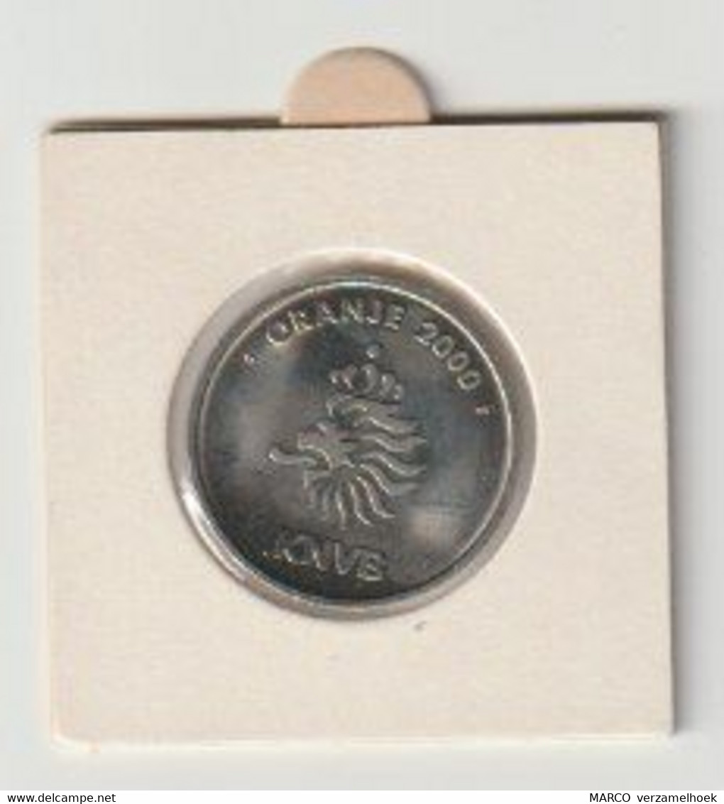 Dennis Bergkamp Oranje EK2000 KNVB Nederlands Elftal - Pièces écrasées (Elongated Coins)