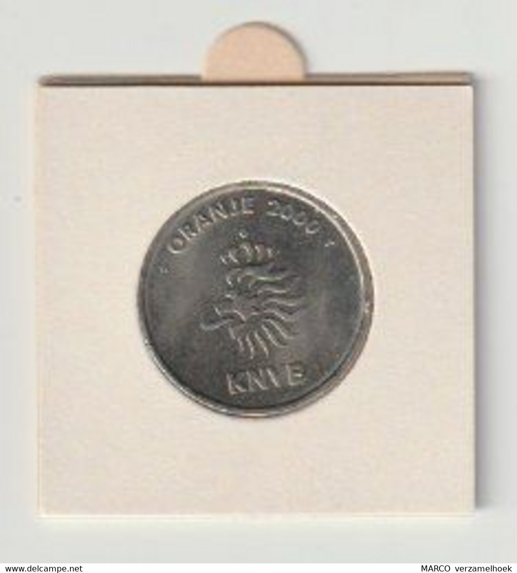 Edgar Davids Oranje EK2000 KNVB Nederlands Elftal - Souvenir-Medaille (elongated Coins)
