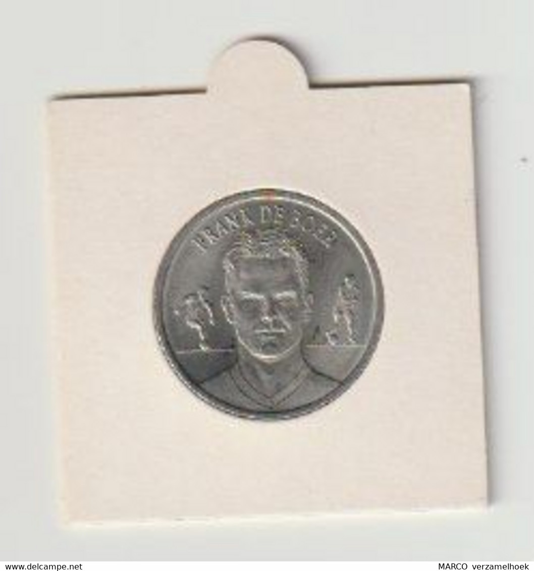 Frank De Boer Oranje EK2000 KNVB Nederlands Elftal - Souvenir-Medaille (elongated Coins)