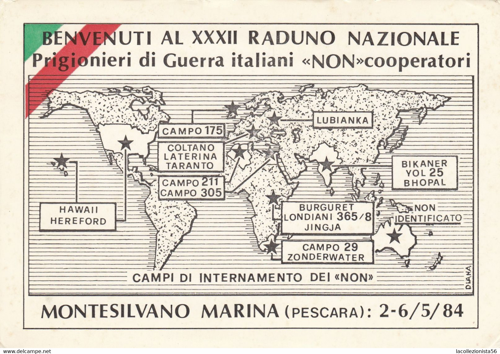10318-XXXII° RADUNO NAZIONALE PRIGIONIERI DI GUERRA NON COOPERATORI-MONTESILVANO M.-FG - Heimat
