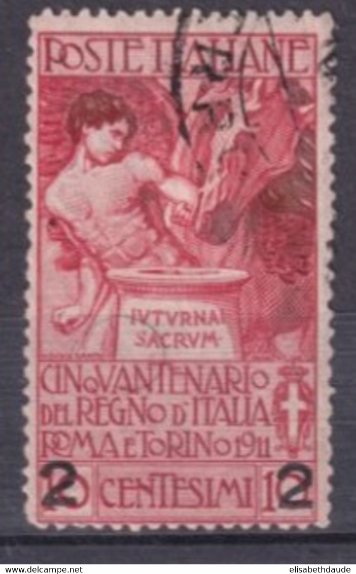 ITALIE - 1913 - YVERT N°96 TYPE II OBLITERE - COTE = 20 EUR. - - Used