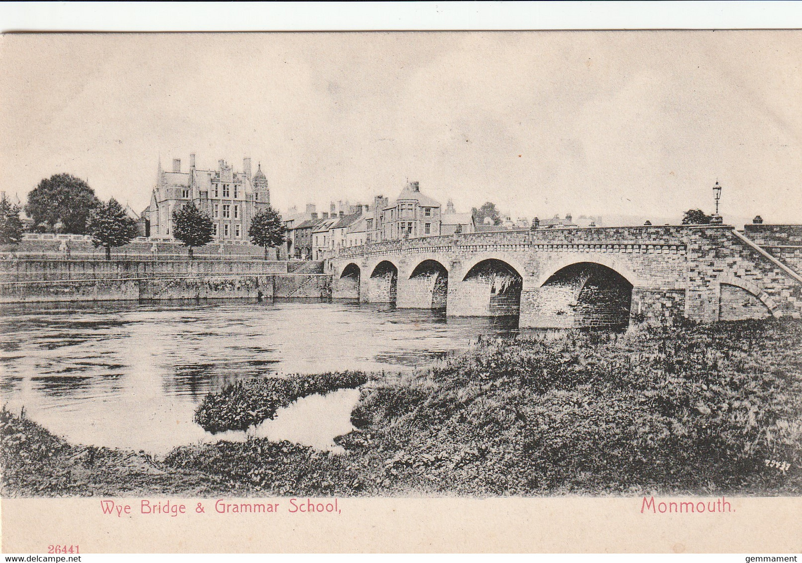 MONMOUTH - WYE BRIDGE AND GRAMMAR SCHOOL - Monmouthshire