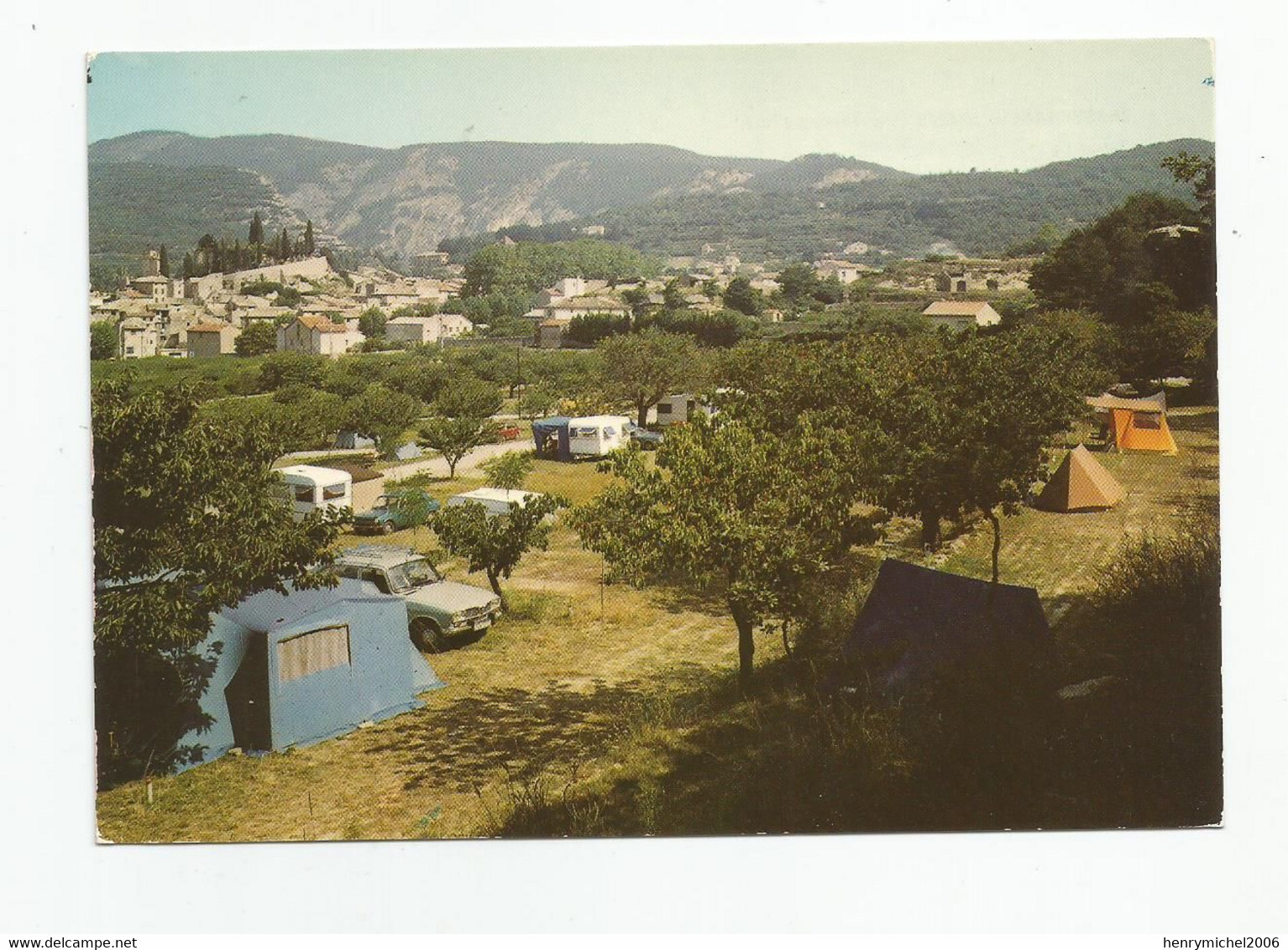 84 Vaucluse Malaucene Camping Le Lignol Au Fond Le Mont Ventoux - Malaucene