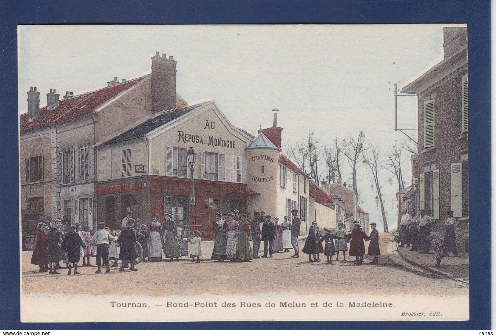 CPA [77] Seine Et Marne > Tournan En Brie Commerce Shop Devanture De Magasin Circulé - Tournan En Brie