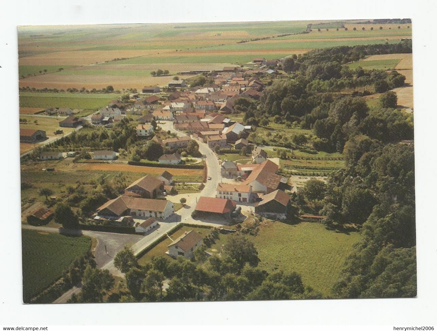 51 Marne Haussimont Vue Aérienne Village Fleuri 1980-82 - Autres & Non Classés