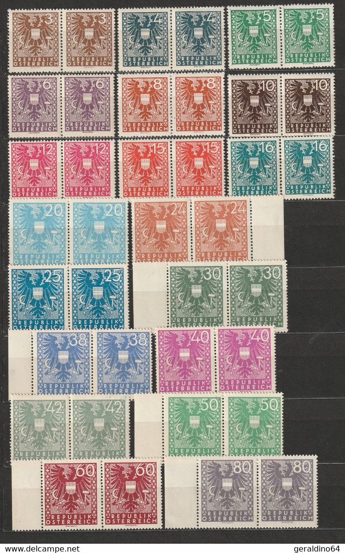 Österreich 1945 Wappen ** Postfrisch - Unused Stamps