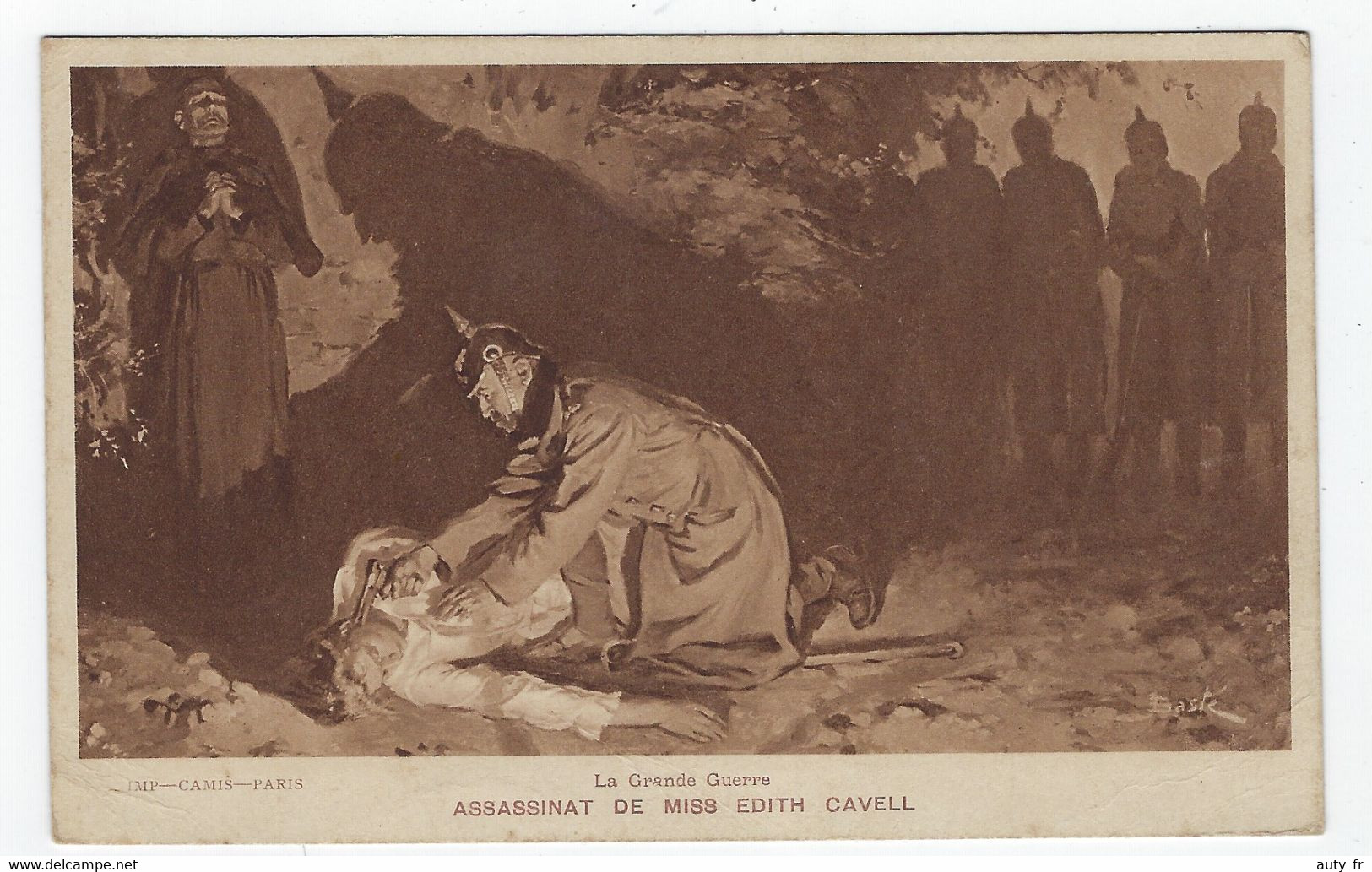 Assassinat De Miss CAVELL - Militaria Guerre 1914 1918 - War 1914-18