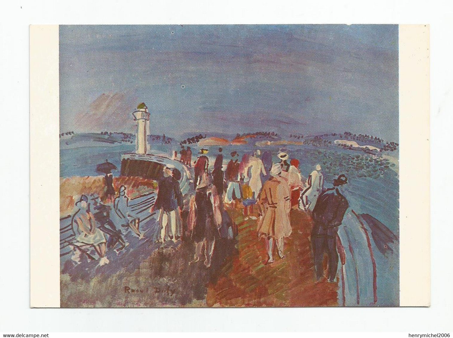 14 Calvados Jetée De Honfleur Par Raoul Dufy Du Musée L'annonciade De St Tropez - Honfleur