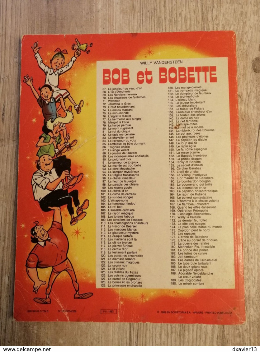 Bande Dessinée - Bob Et Bobette 190 - Le Miroir Sombre (1982) - Bob Et Bobette