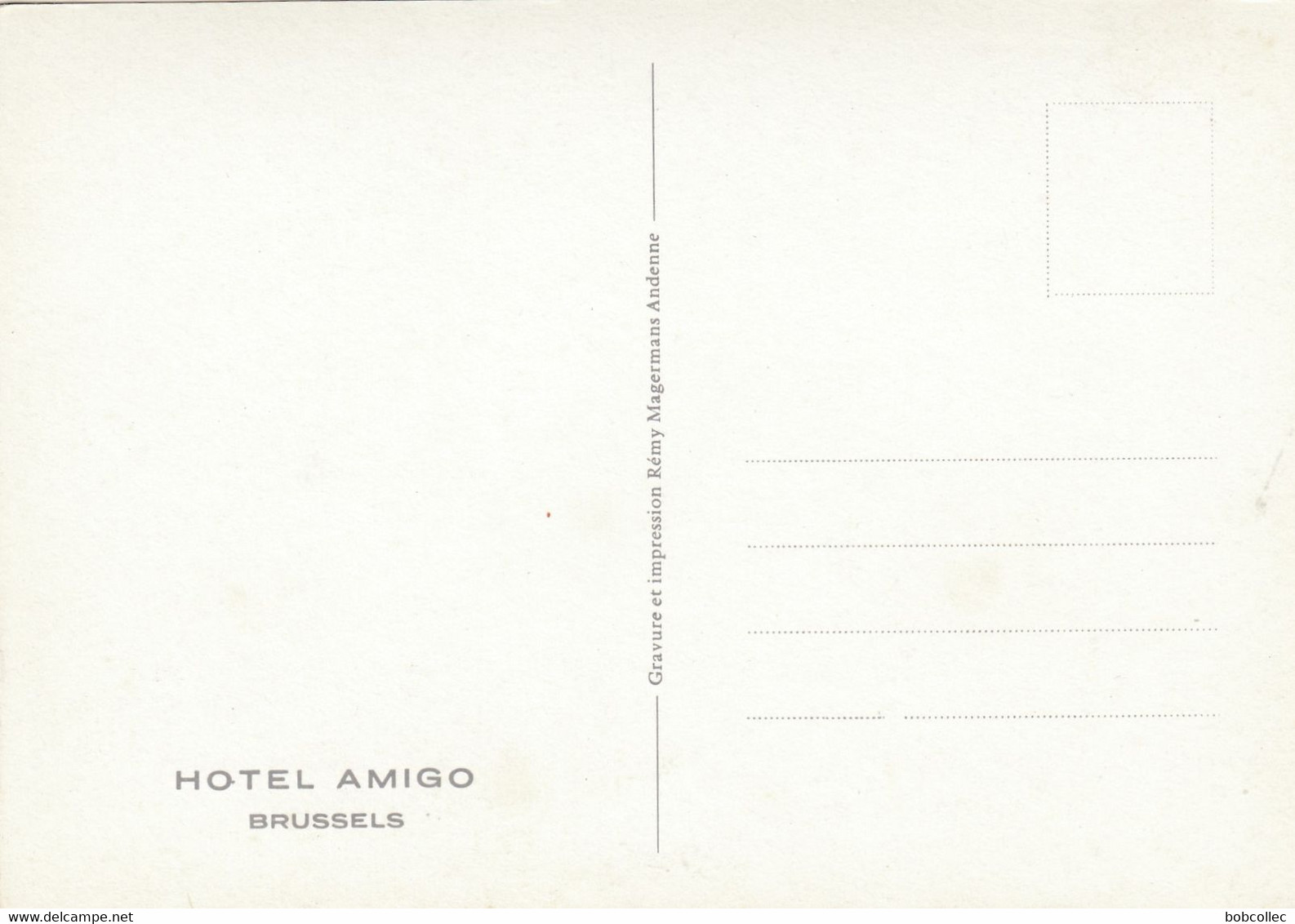 BRUSSELS: Hotel AMIGO - Cafés, Hôtels, Restaurants
