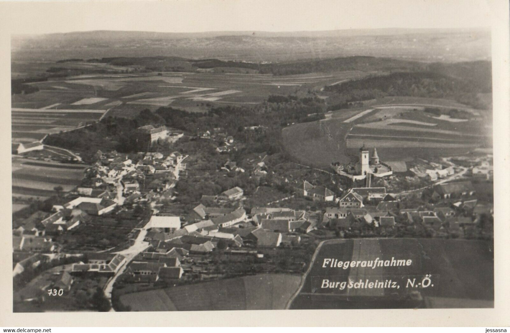 AK - BURGSCHLEINITZ Im Waldviertel - Fliegeraufnahme 1938 - Horn