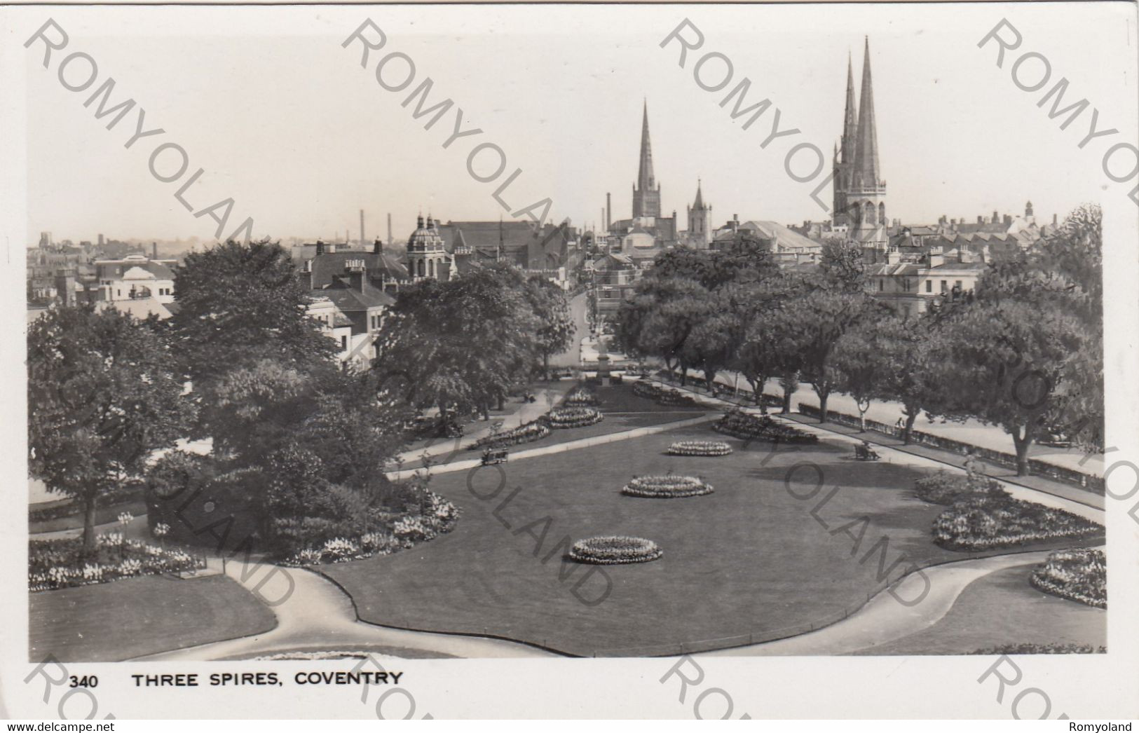 CARTOLINA  COVENTRY,WARWICKSHIRE,INGHITERRA,REGNO UNITO,THREE SPIRES,NON VIAGGIATA - Coventry