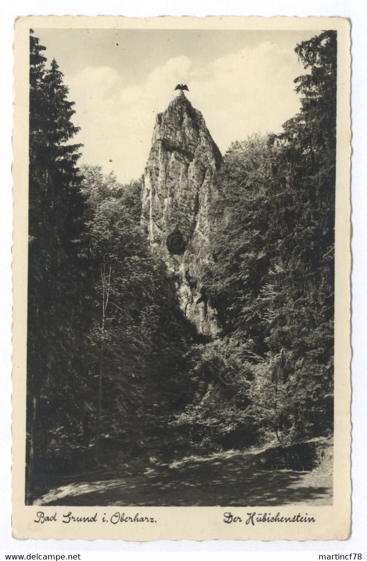 3395 Bad Grund I. Oberharz Der Hübichenstein Denkmal Kaiser Wilhelm I. - Bad Grund