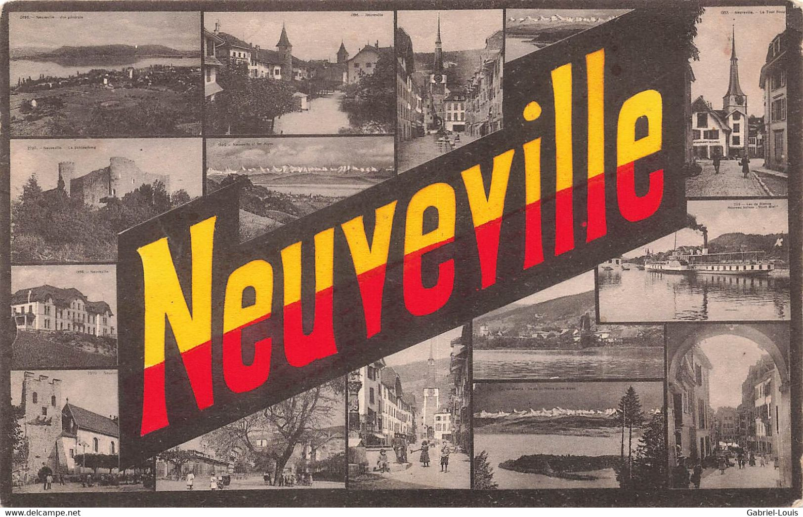Neuveville - Vues Multiples - La Neuveville - 1920 - La Neuveville