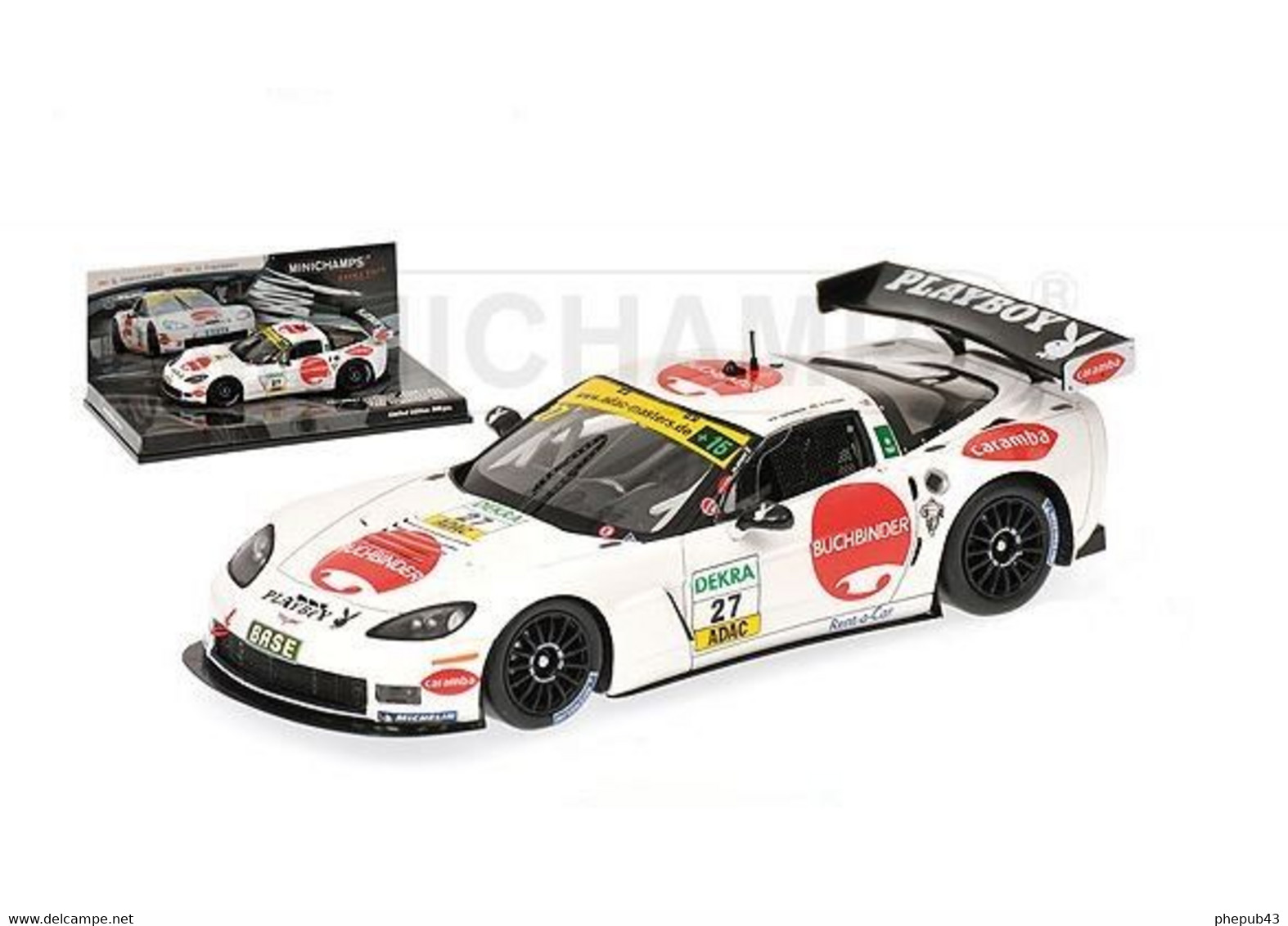 Corvette Z06.R GT3 – Callaway Compétition - H.H..Frentzen/Hannawald - ADAC GT Masters 2011 #27 - Minichamps - Minichamps