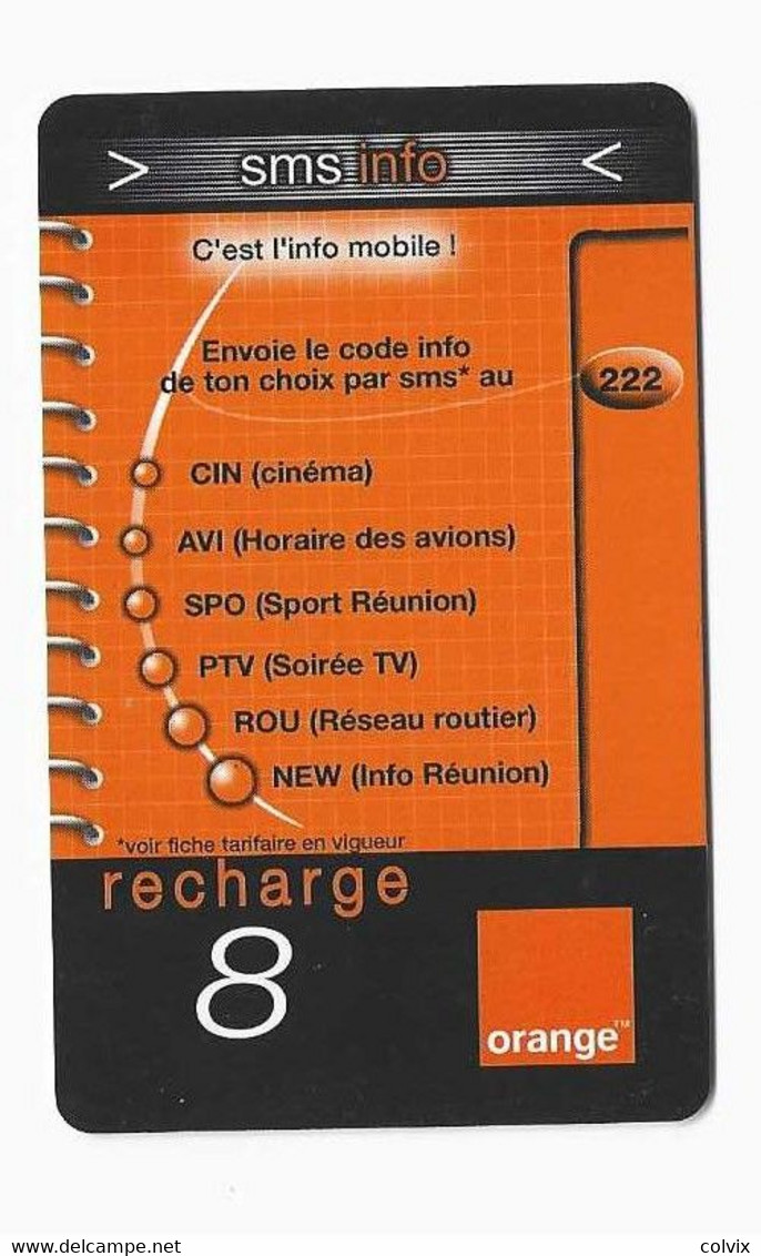 REUNION RECHARGE ORANGE 8 Logos & Sonneries Date 12/05 - Réunion