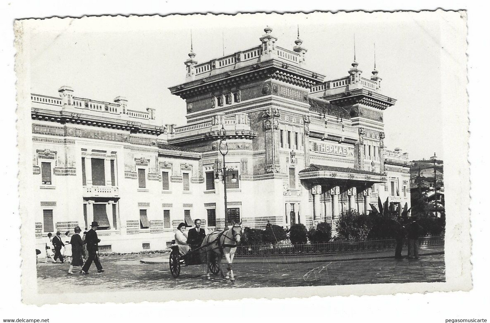 12.271 - SALSOMAGGIORE TERME PARMA CARTOLINA DA FOTO ANIMATA 1930 CIRCA - Sonstige & Ohne Zuordnung