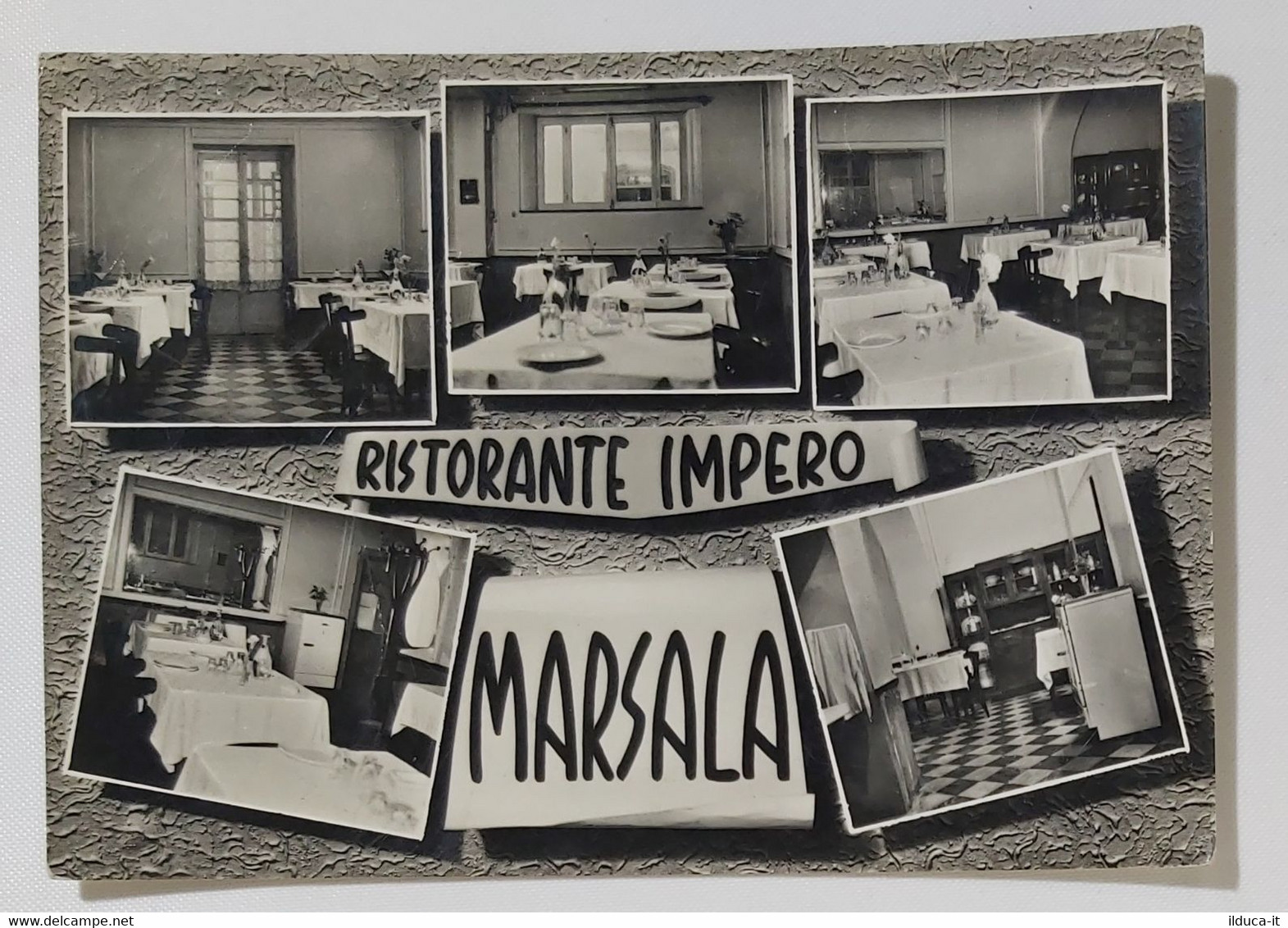 00889 Cartolina - Trapani - Marsala - Ristorante Impero - VG 1956 - Marsala