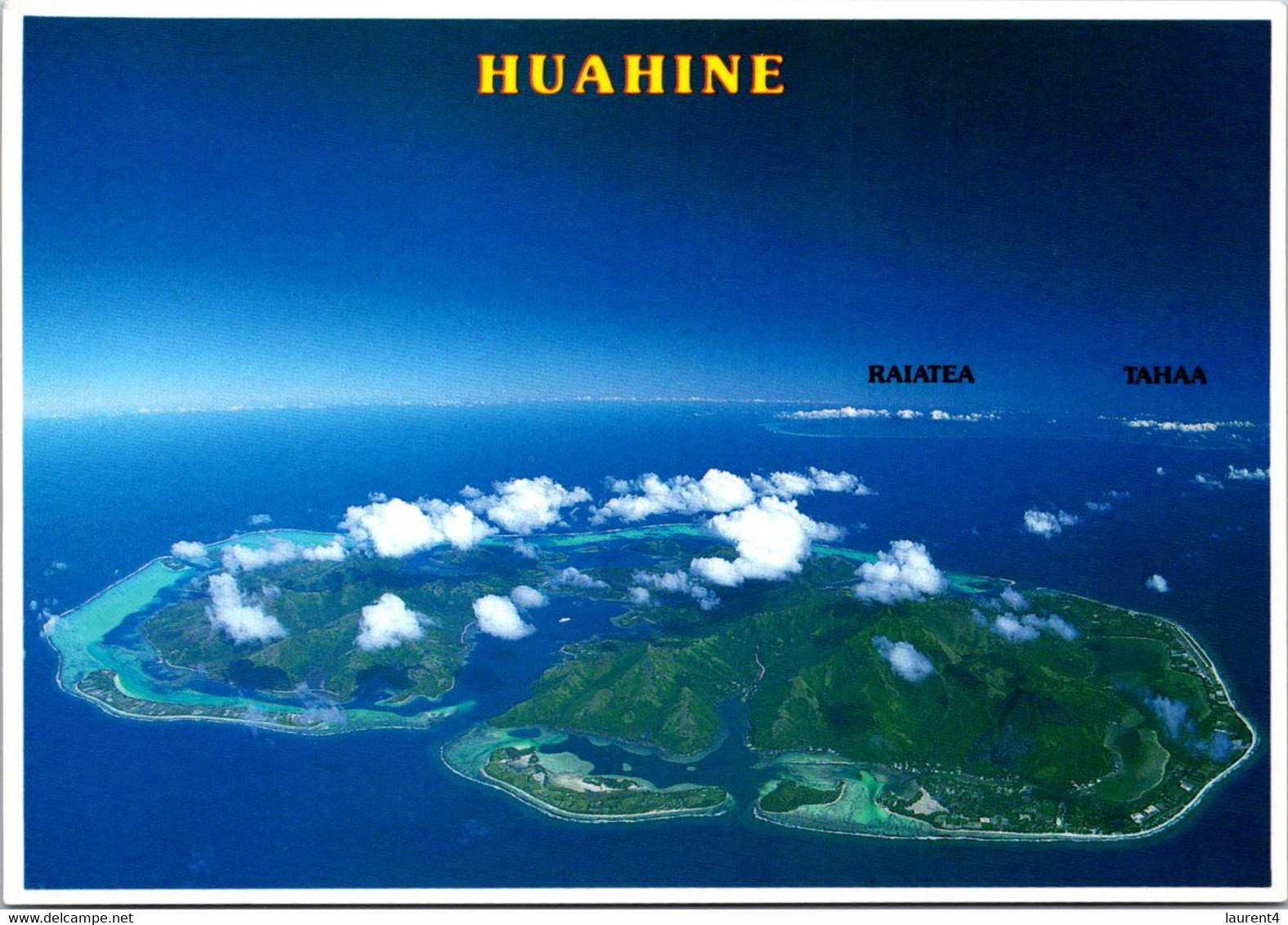 (2 B 37) French Polynesia Posted To Denmark - 1988 - Huahine - Polynésie Française