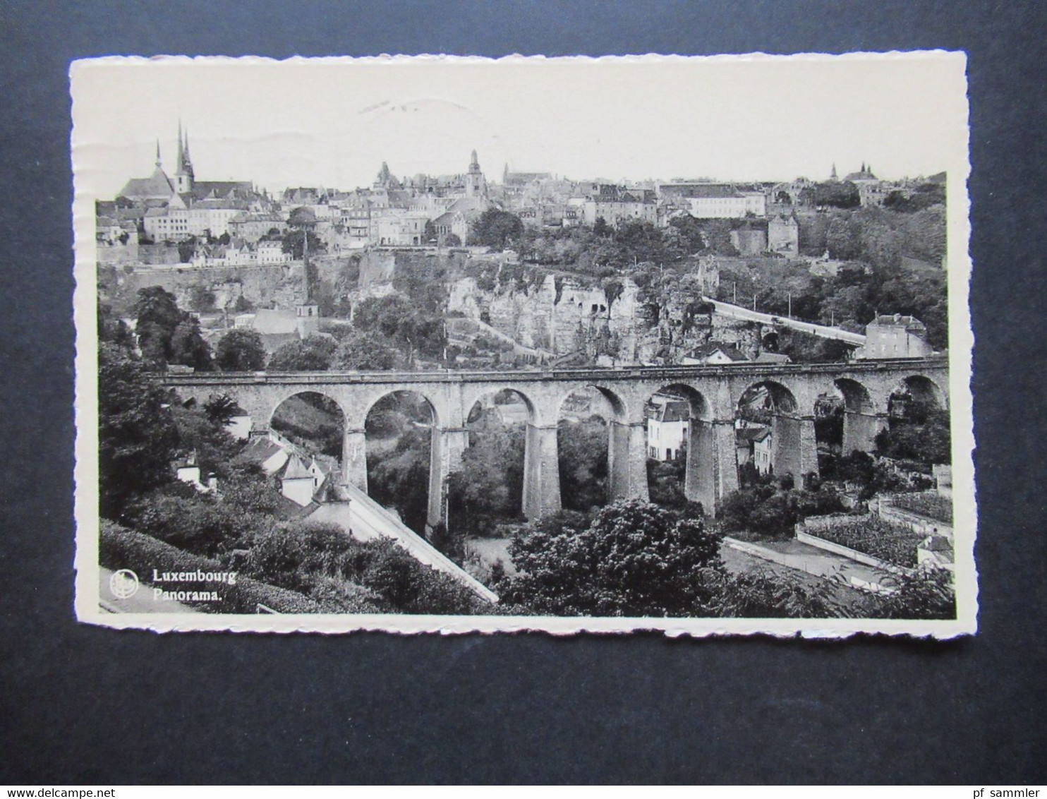 AK Luxemburg / Luxembourg Panorama Stempel Luxembourg Ville 19.6.1949 Verlag E.A. Schaack - Luxembourg - Ville